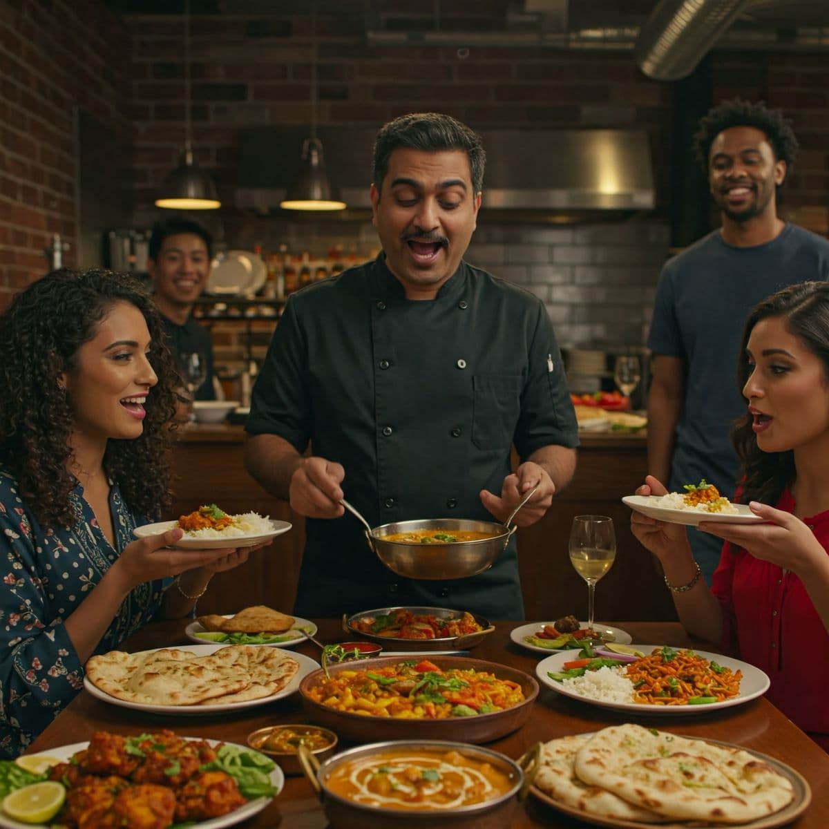 Family cooking